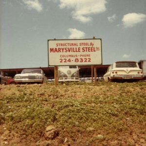 Marysville Steel Old Cars Sign